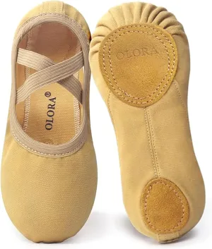 Ballet Shoes for Girls Toddler Kids Adult Women Soft Canvas Dance Slippers Gymnastics Shoe