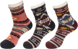 BambooMN Men's Cabin Double Layer Thick Soft Warm Fuzzy Comfy Home Socks, 3 Pairs