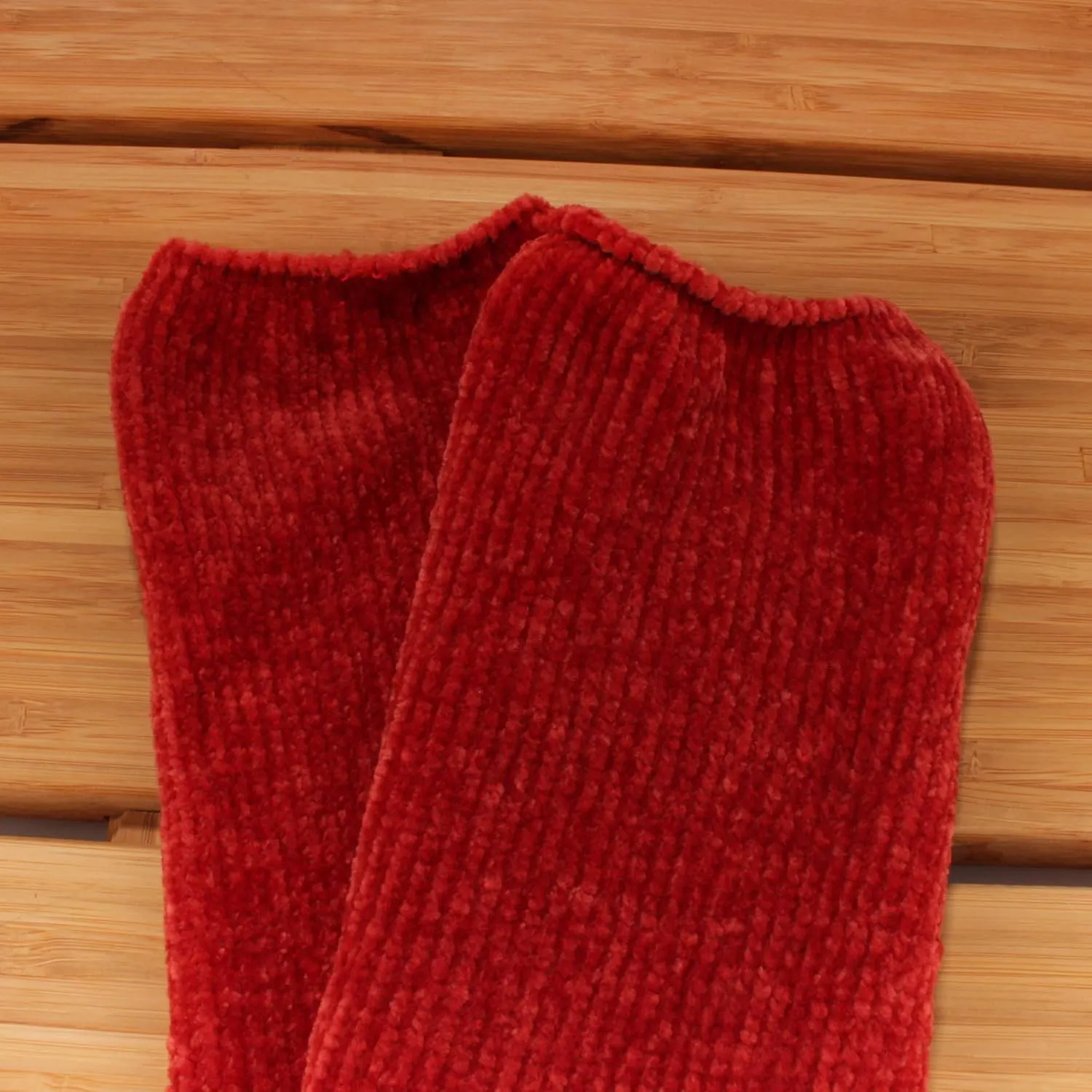 BambooMN Women's Soft Fuzzy Warm Cozy Winter Casual Vintage Knit Chenille Socks