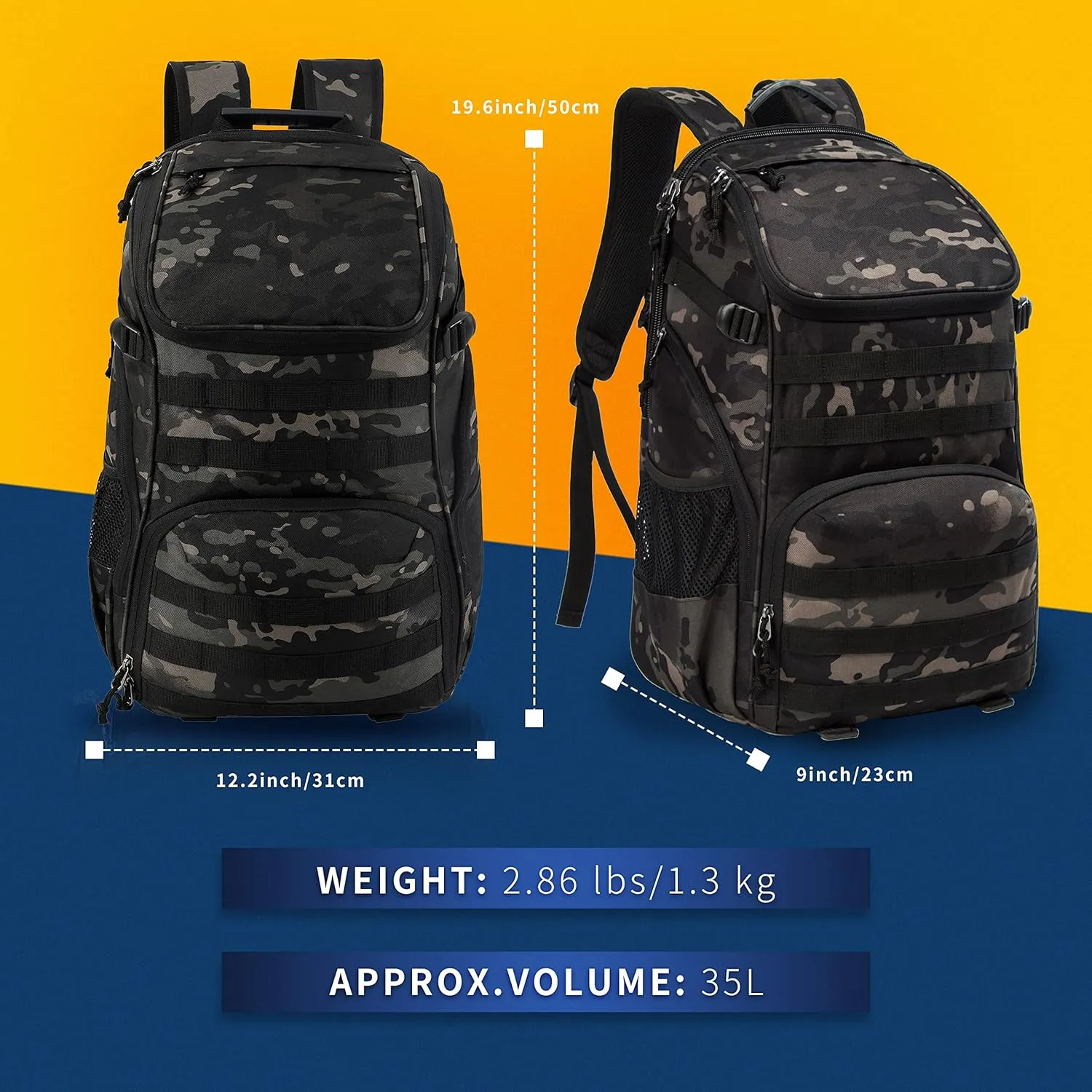 Basketball Backpack for Men Women Basketball Soccer Bag with Ball Compartment Shoes Bag Sports Gym Backpack