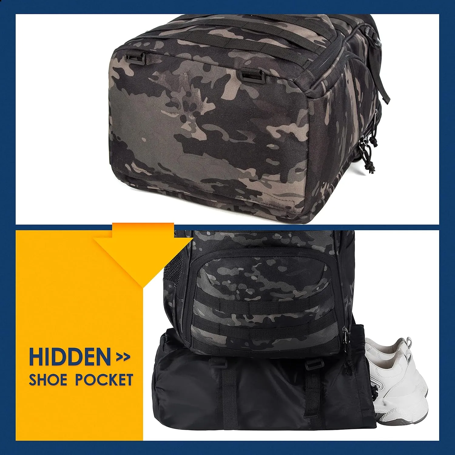 Basketball Backpack for Men Women Basketball Soccer Bag with Ball Compartment Shoes Bag Sports Gym Backpack
