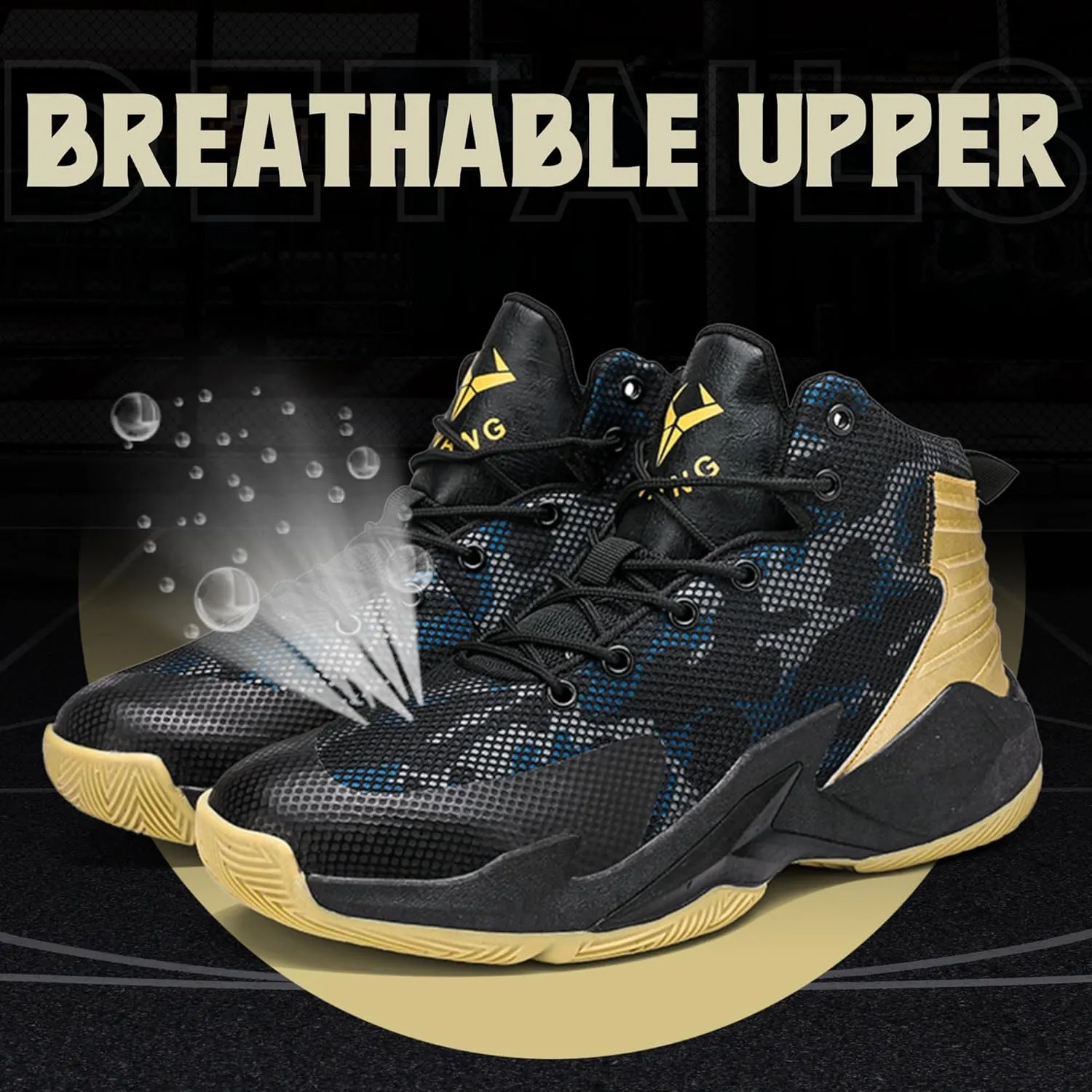 Basketball Shoes for Men Lightweight Durable for Outdoor Sports Training Matches