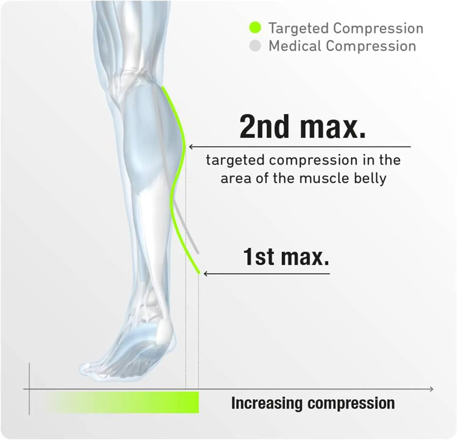 Bauerfeind Run Ultralight Knee High Socks - Targeted Compression Zones - Achilles Tendon Relief - Increased Ankle Stability