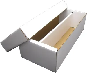BCW Shoe Storage Card Box - 5 ct | Cardboard Box for Trading Cards, Gaming Cards, and Collectibles | Holds 1600 Standard Cards or 300 3x4 Toploaders | Gaming Card Organizer Box | Assembly Required