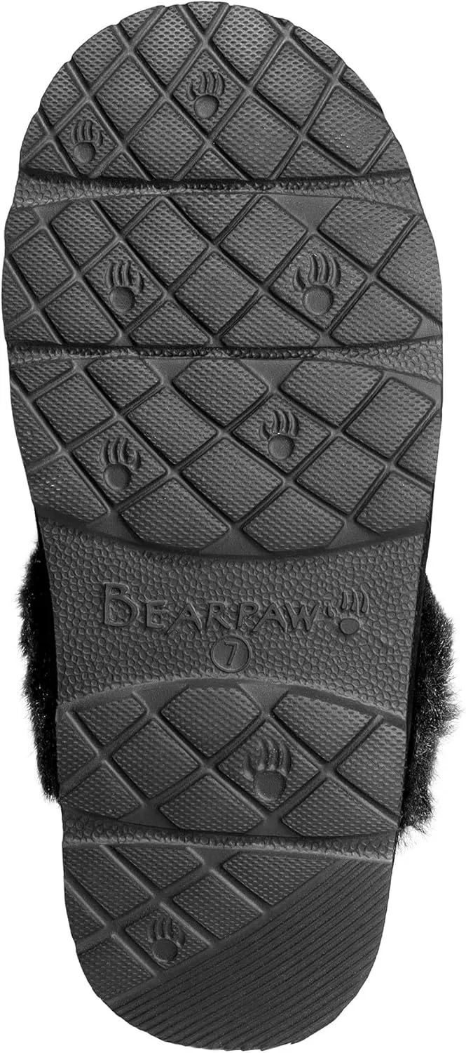 BEARPAW Women's Loki Style Quilted Slippers - 3053W Jordyn - Cozy Indoor/Outdoor House Shoe