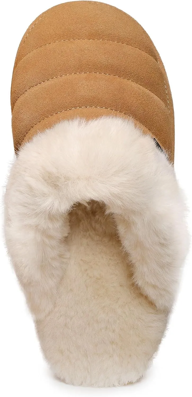 BEARPAW Women's Loki Style Quilted Slippers - 3053W Jordyn - Cozy Indoor/Outdoor House Shoe