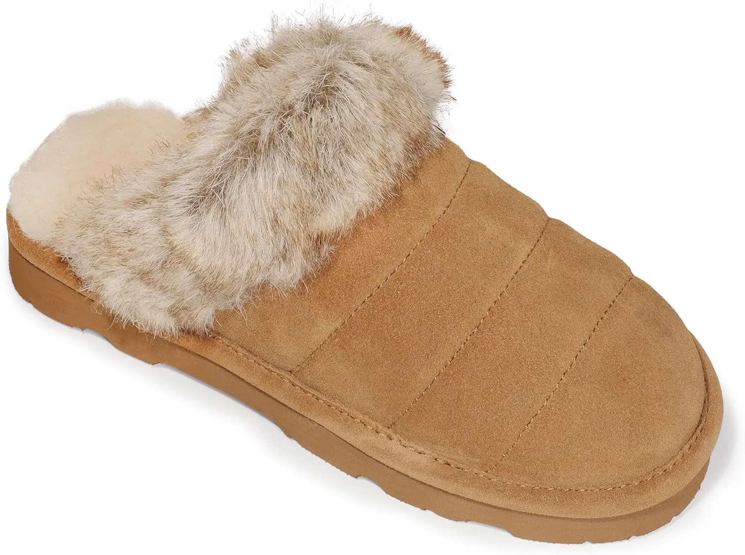 BEARPAW Women's Loki Style Quilted Slippers - 3053W Jordyn - Cozy Indoor/Outdoor House Shoe