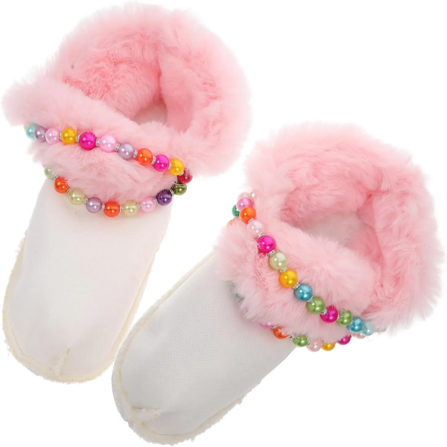 BESTYASH Plush Lining Cotton Slipper Cover Liner Inserts Feet Slippers Insoles Fleece Thick Inner Lining Women