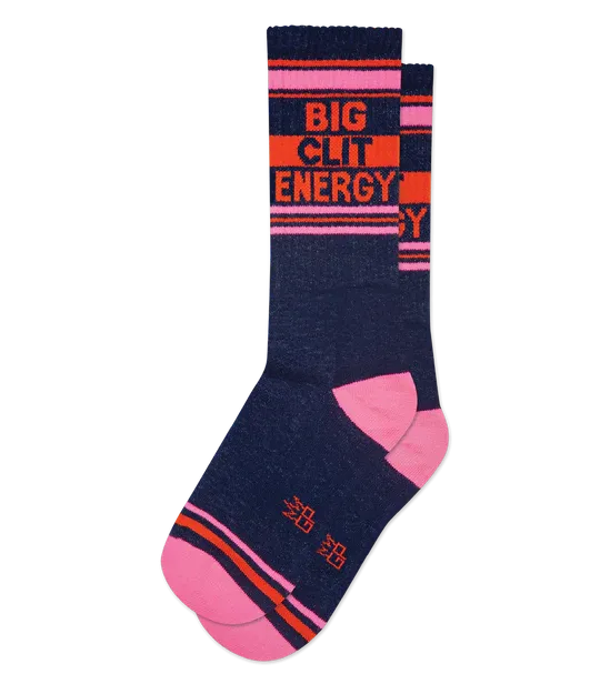 Big Clit Energy Unisex Gym Crew Socks