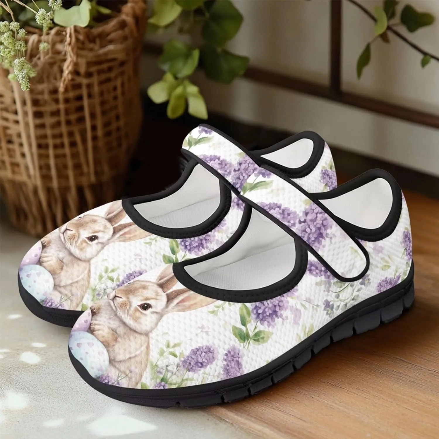 Binienty Mary Jane Shoes Women Wide Width Dress Flats Round Toe Non Slip Low Cut Casual Travel Shoes