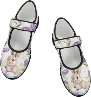 Binienty Mary Jane Shoes Women Wide Width Dress Flats Round Toe Non Slip Low Cut Casual Travel Shoes