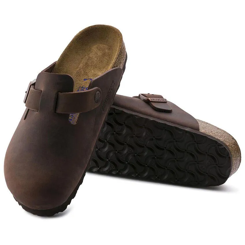 Birkenstock Boston Habana Oil Soft Footbed