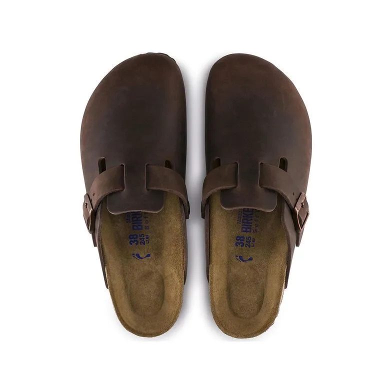 Birkenstock Boston Habana Oil Soft Footbed