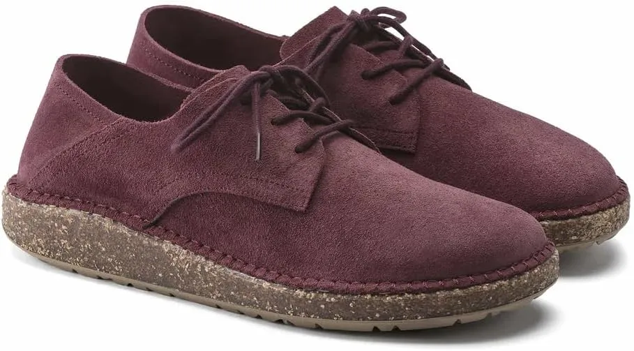 Birkenstock Gary Leather Lace-Up Shoes with Anatomically Shaped Footbed and Durable Thermo Rubber Sole - Multiple Colors & Sizes