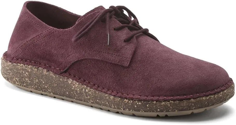 Birkenstock Gary Leather Lace-Up Shoes with Anatomically Shaped Footbed and Durable Thermo Rubber Sole - Multiple Colors & Sizes