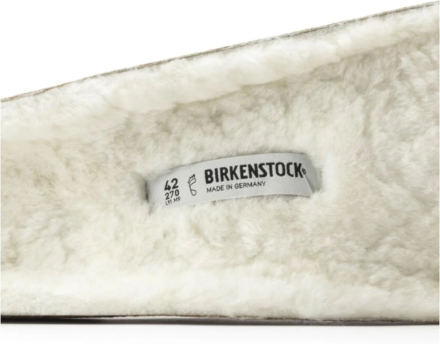 Birkenstock Unisex Adult Shearling Replacement Footbed - 1 Pair (White, EU 36 Regular / 3-3.5 Men / 5-5.5 Women)