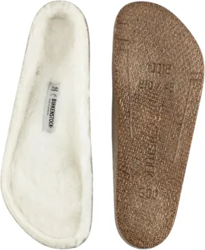 Birkenstock Unisex Adult Shearling Replacement Footbed - 1 Pair (White, EU 36 Regular / 3-3.5 Men / 5-5.5 Women)