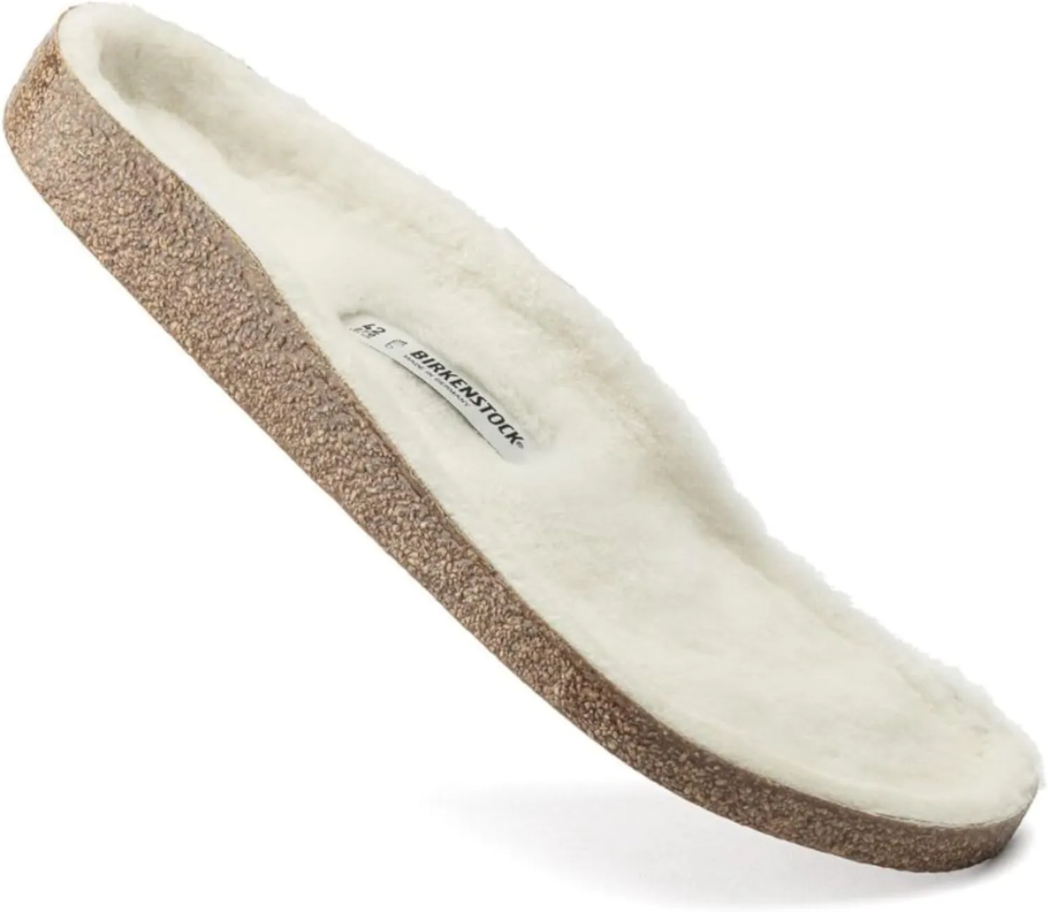 Birkenstock Unisex Adult Shearling Replacement Footbed - 1 Pair (White, EU 36 Regular / 3-3.5 Men / 5-5.5 Women)
