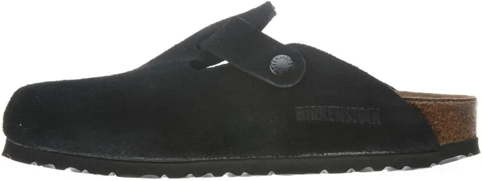 Birkenstock Women's Boston Soft Footbed Clogs, Black, 7-7.5 Narrow