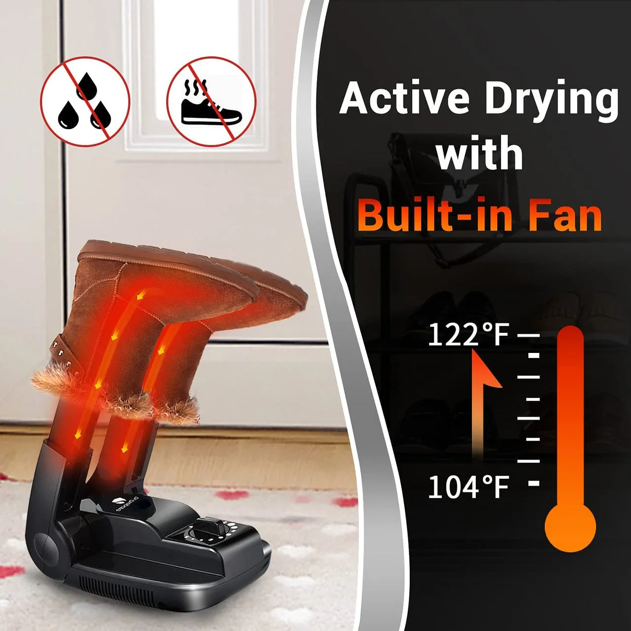 Boot Dryer Shoe Dryer (Easy Knob)