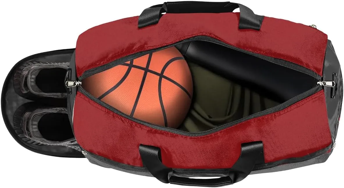 Boxing-Sports-Bag with-Name Large-Gym-Bag Custom-Duffel-Bag for-Men-Adults-Women Luggage-Bag Weekender Carry on Bag