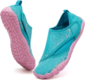 Boys & Girls Water Shoes Lightweight Comfort Sole Easy Walking Athletic Slip on Aqua 5 Toe Sock(Toddler/Little Kid/Big Kid)