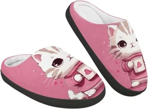Boys Girls Slippers Plush Warm House Shoes Breathable Kids Flannel Fuzzy Slippers Winter Non Slip Indoor Cotton Shoes US 9-15