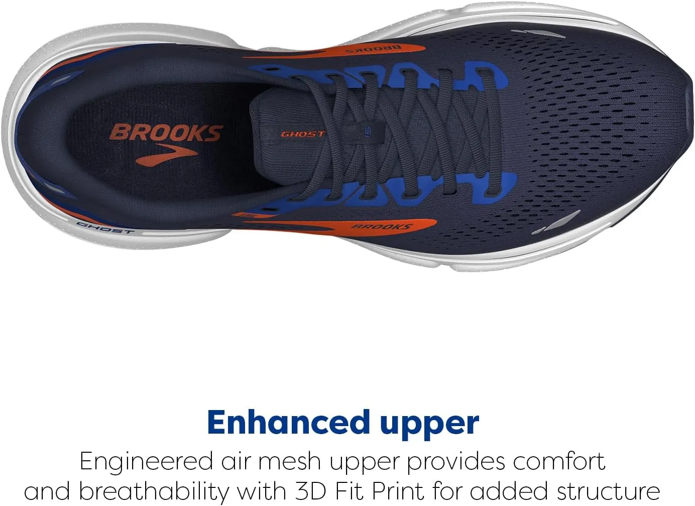Brooks Men's Ghost 15 Neutral Running Shoe