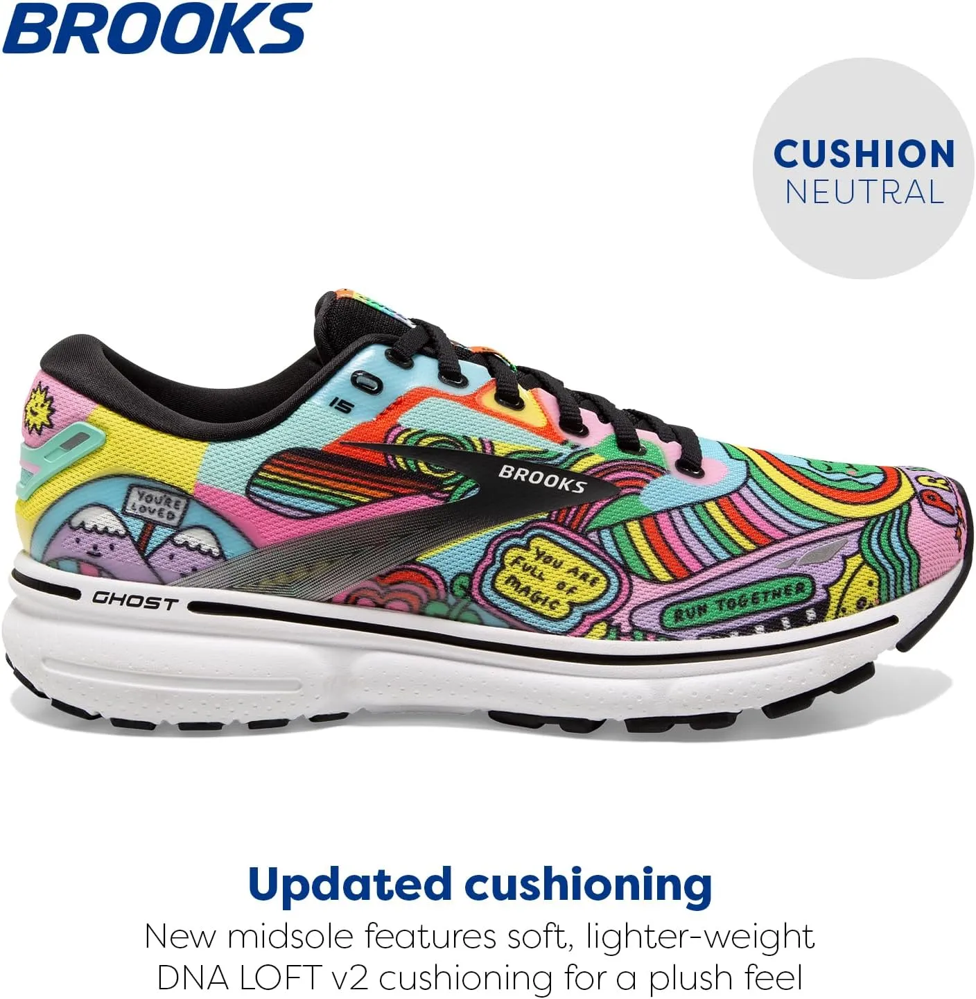 Brooks Men's Ghost 15 Neutral Running Shoe