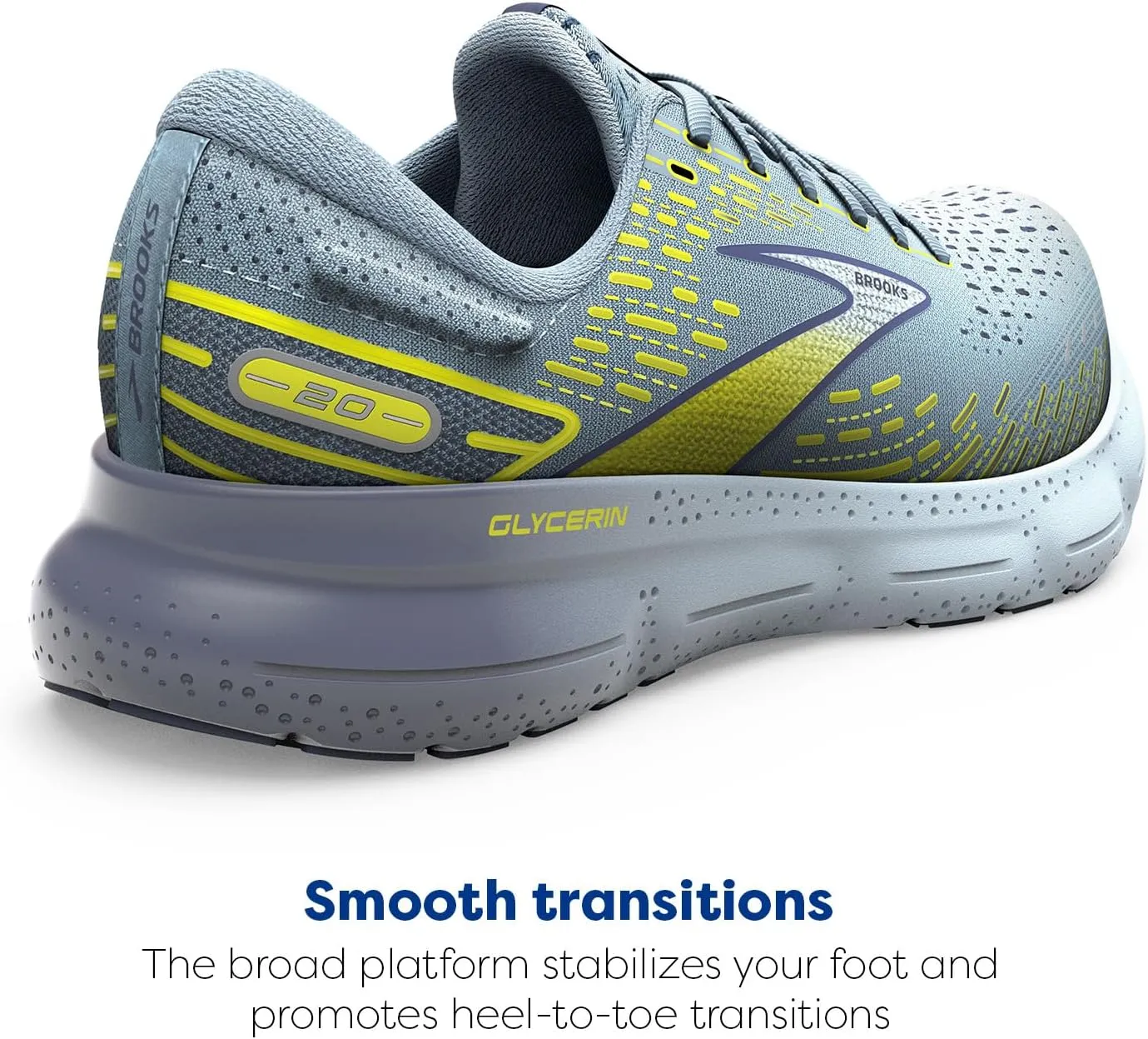 Brooks Men's Glycerin 20 Neutral Running Shoe