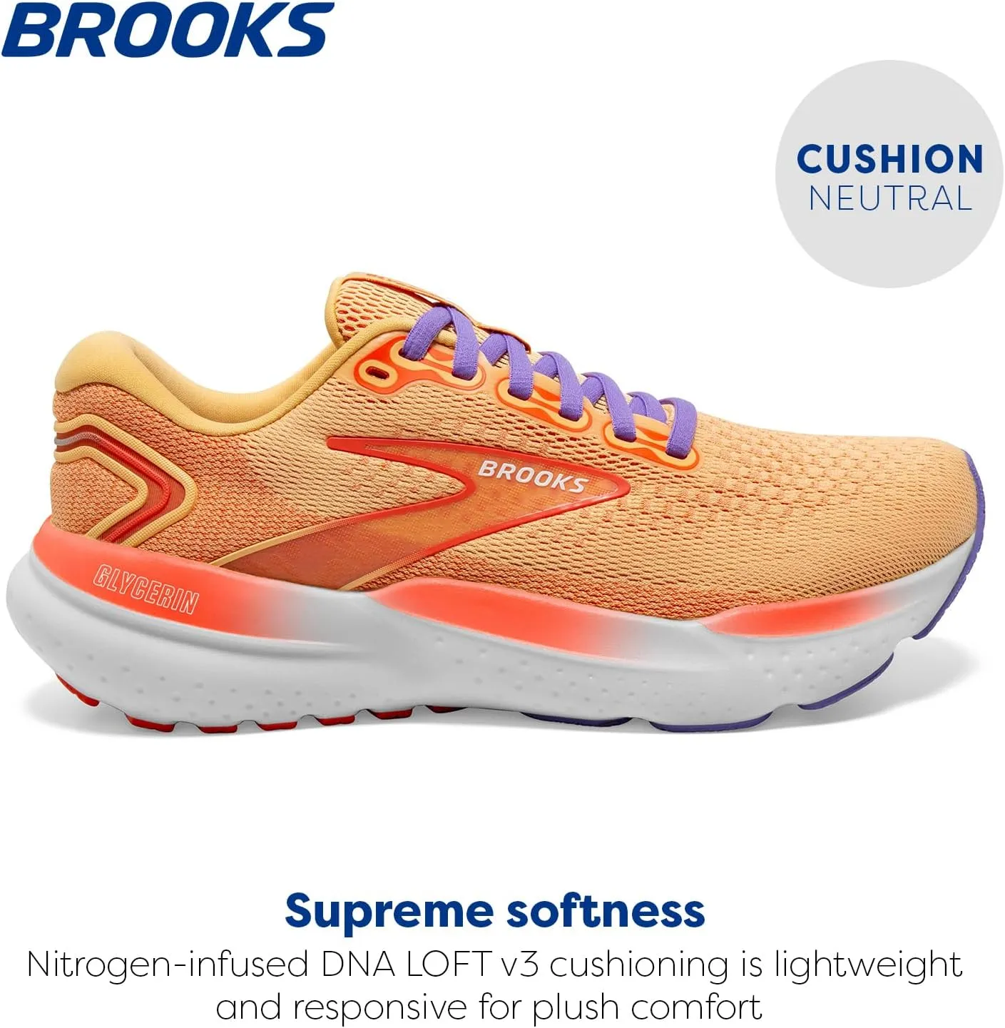 Brooks Women’s Glycerin 21 Neutral Running Shoe