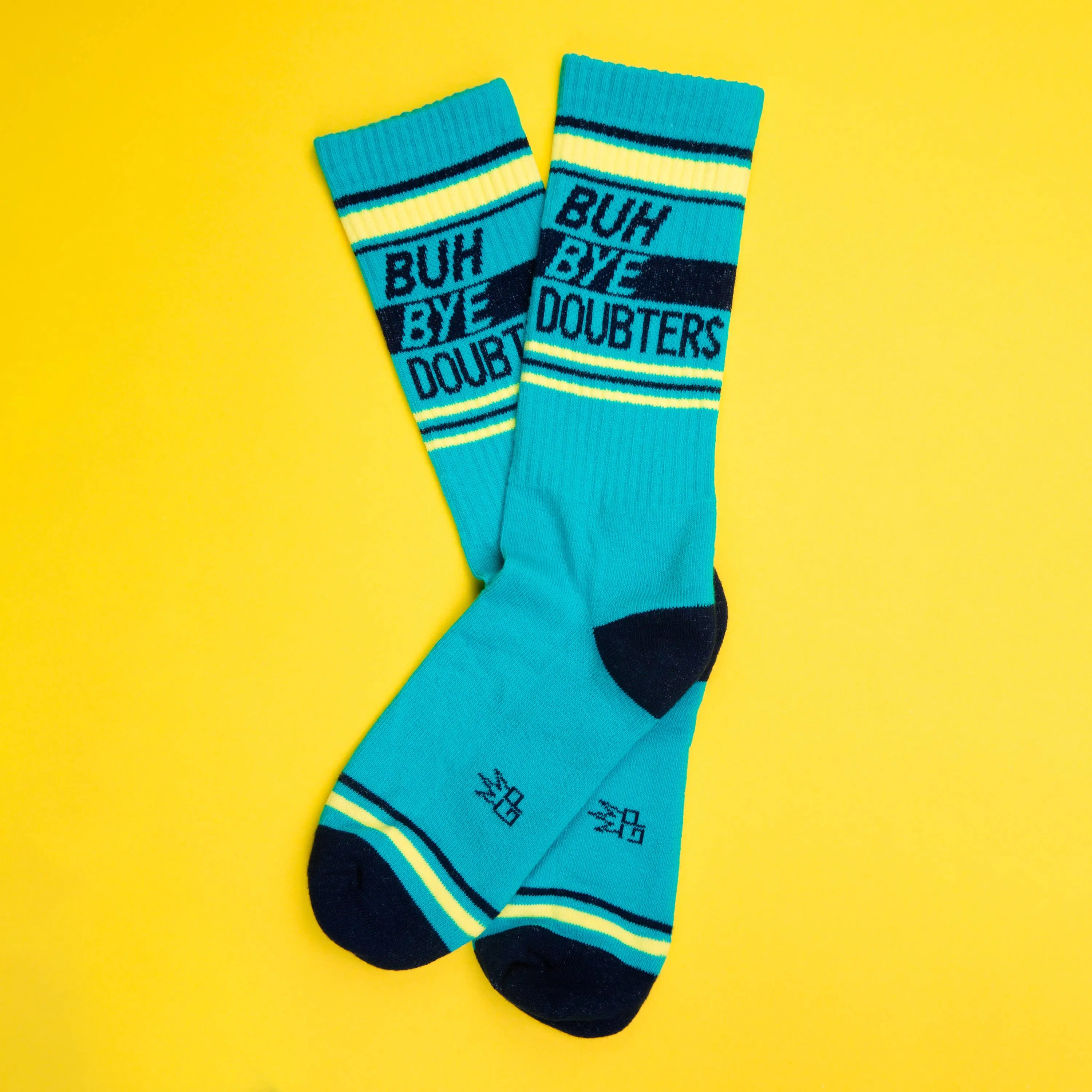 Buh Bye Doubters Unisex Gym Crew Socks