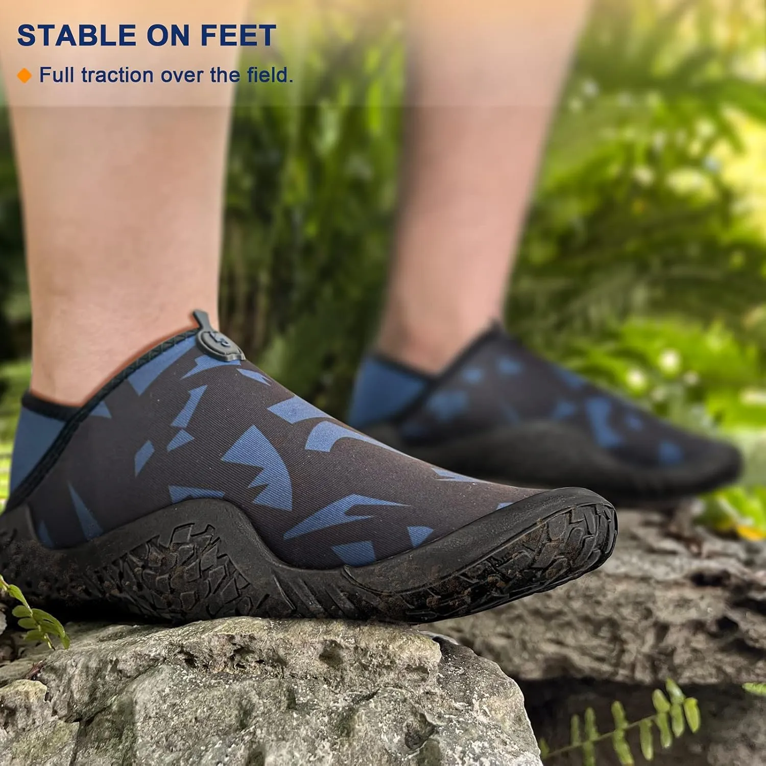 BULLIANT Water Shoes Men, Unisex Barefoot Aqua Shoes for Men Women Hiking Swimming Shoe