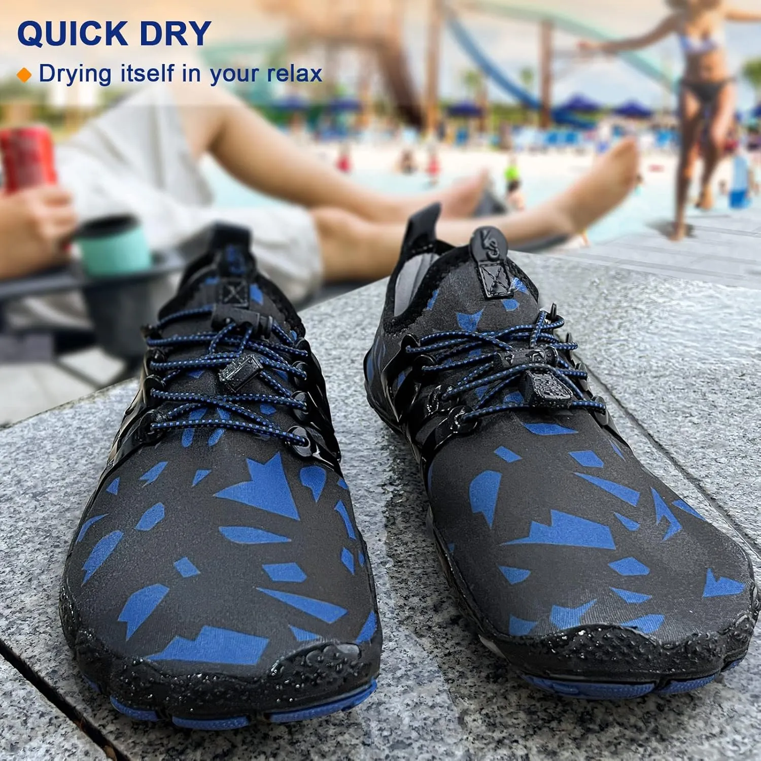 BULLIANT Water Shoes Men, Unisex Barefoot Aqua Shoes for Men Women Hiking Swimming Shoe