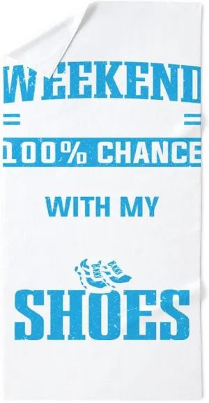 CafePress 26.2 Marathon Hanging Out Running Shoe 30"x60" Absorbent, Soft Beach Towel