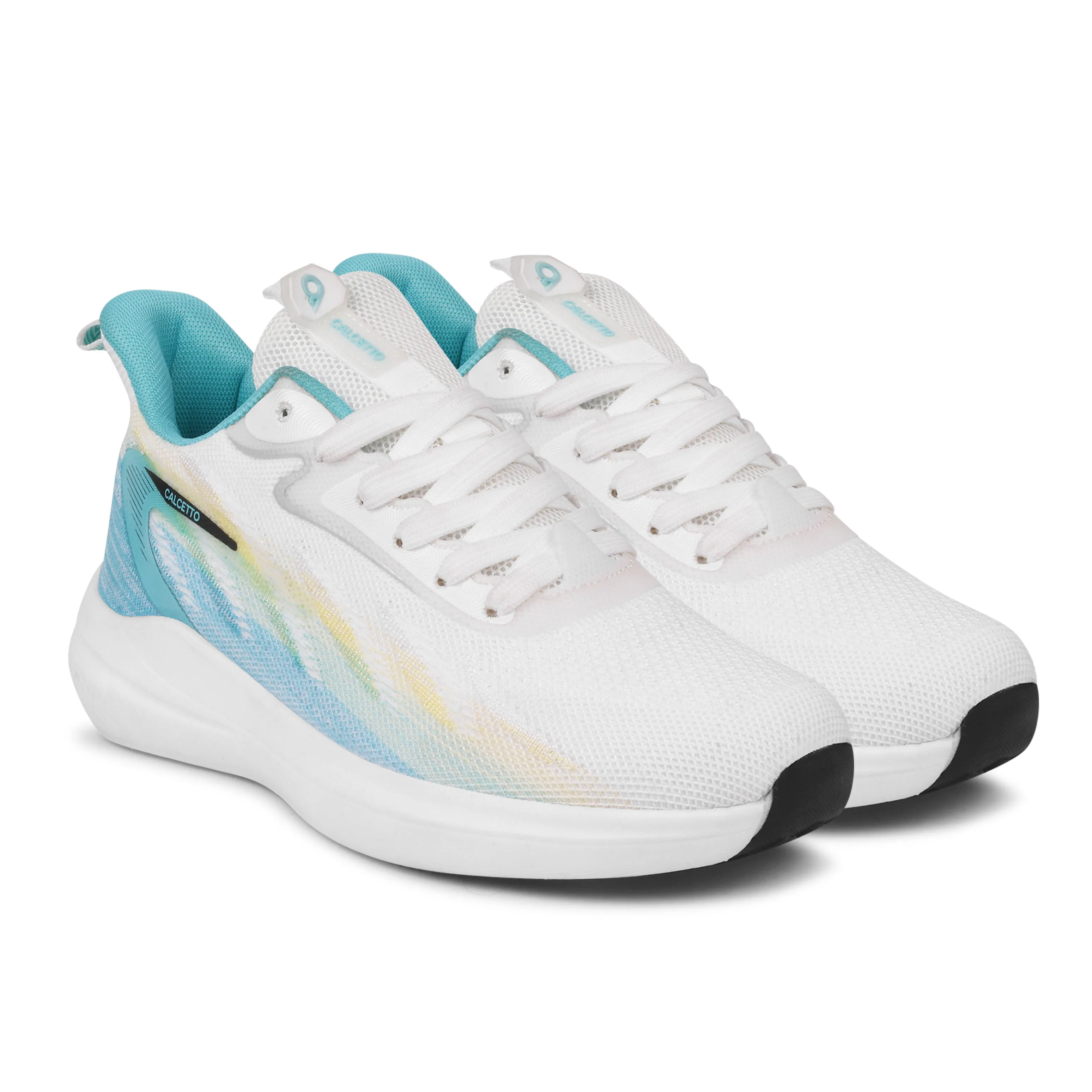 Calcetto Lightweight Lifstyle Men'S Running Sports Shoes CLT-0989 WHITE GREEN