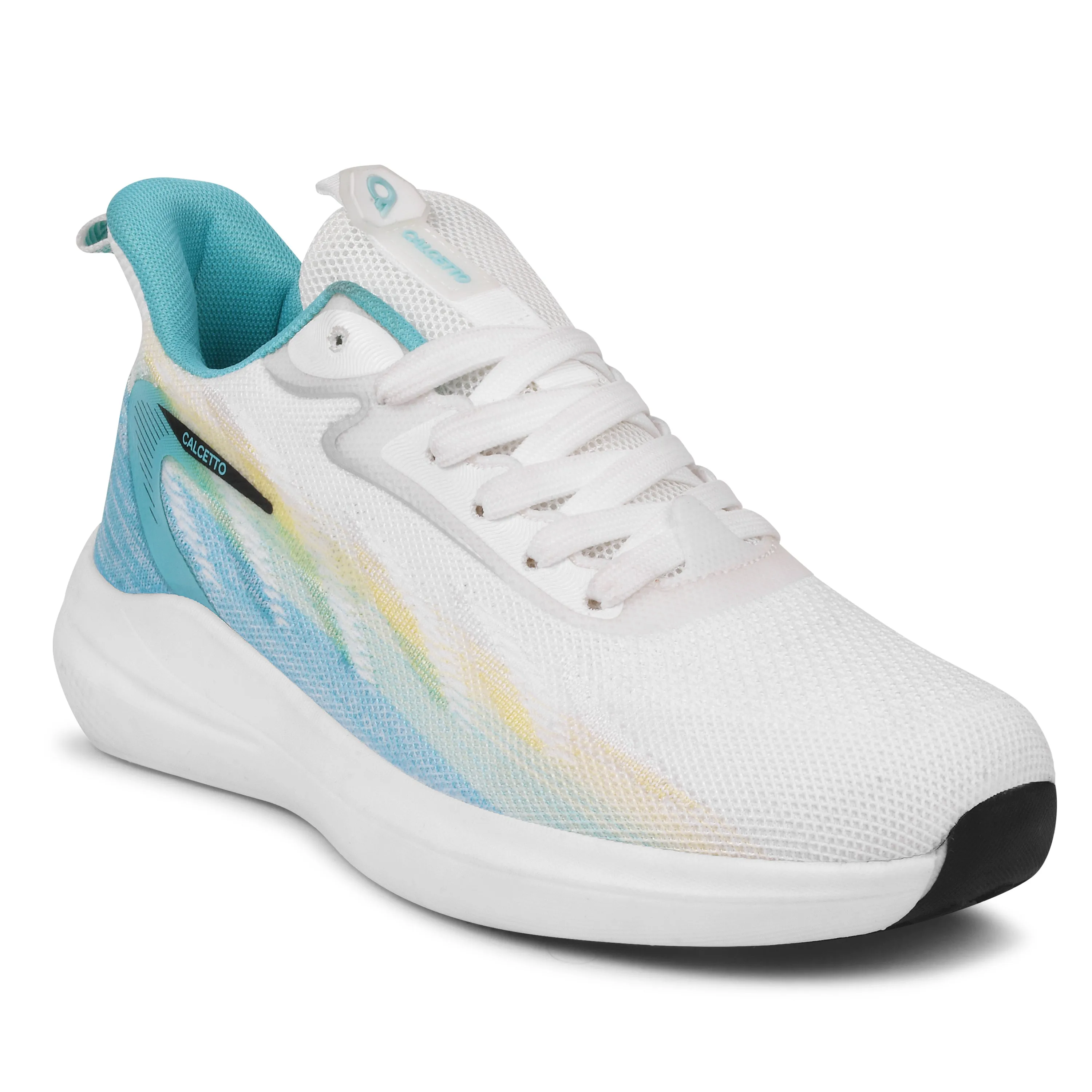 Calcetto Lightweight Lifstyle Men'S Running Sports Shoes CLT-0989 WHITE GREEN