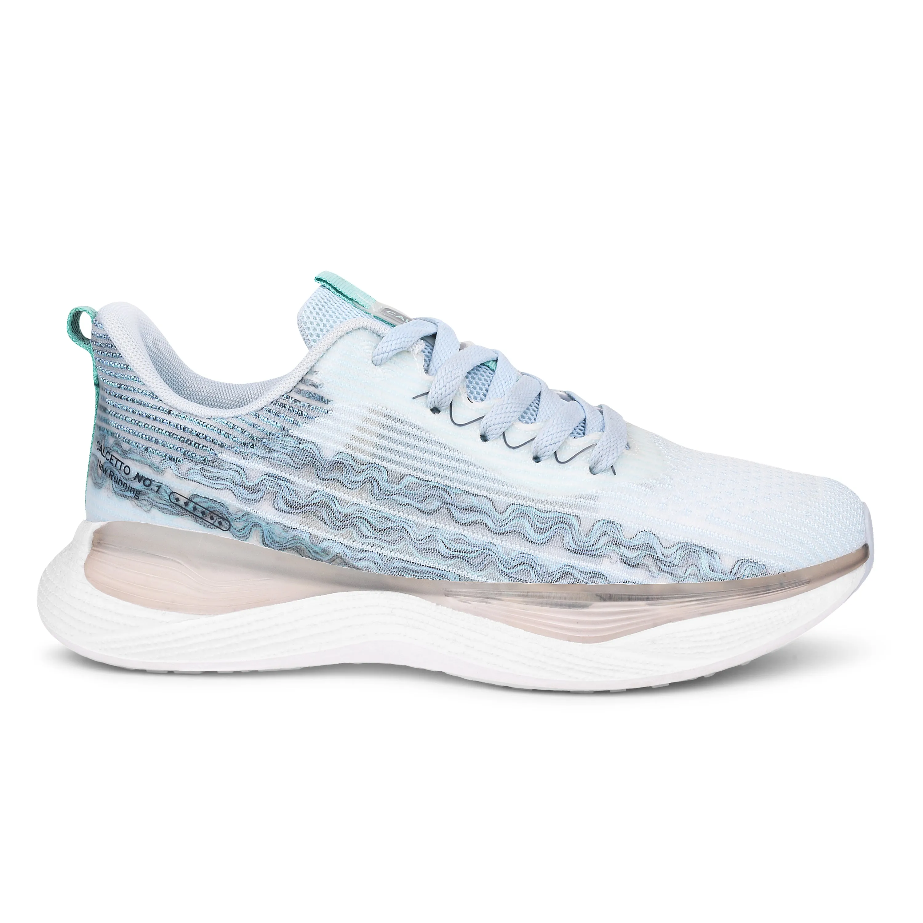 Calcetto Lightweight Lifstyle Men'S Running Sports Shoes CLT-0994 AQUA GREEN