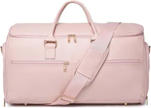 Carry On Garment Bag for Travel, Convertible Travel Garment Bag for Men Women, 2 in 1 Hanging Suitcase Suit Business Travel Bag