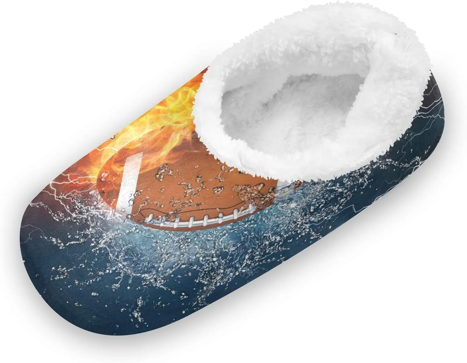Cartoon Slippers for Women and Men, Womens Coral Fleece Indoor Slippers