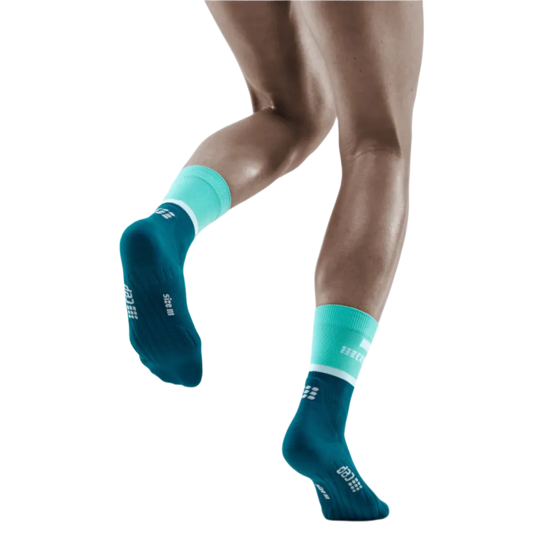 CEP | The Run Compression Socks 4.0 Mid-Cut | Women's | Ocean/Petrol