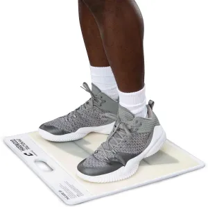CHAMPRO Hardwood Floor Shoe Traction Mat for Basketball Court and Gym Floors, White