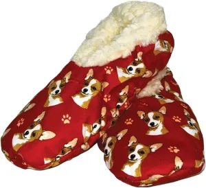 Chihuahua Super Soft Womens Slippers - One Size Fits Most - Cozy House Slippers - Non Skid Bottom - perfect for Chihuahua gifts