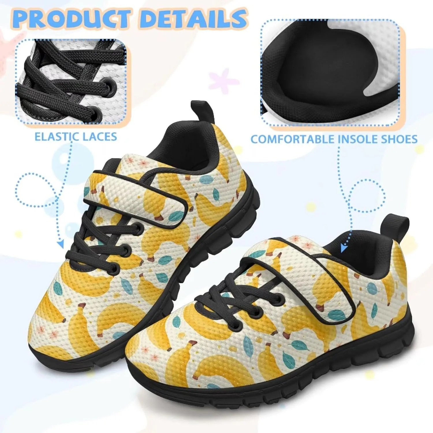 Children's Spring Casual Sneakers,Lightweight School Single Buckle Sports Shoes Girls Uniform-Dress Shoes