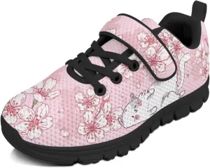 Children's Spring Casual Sneakers,Lightweight School Single Buckle Sports Shoes Girls Uniform-Dress Shoes
