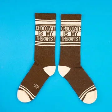 Chocolate Is My Therapist Unisex Crew