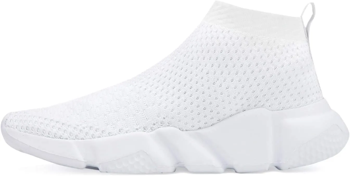 CHUI Boys Girls Breathable Sneakers Mesh Lightweight Easy Walk Casual Slip-On Athletic Running Walking Shoes