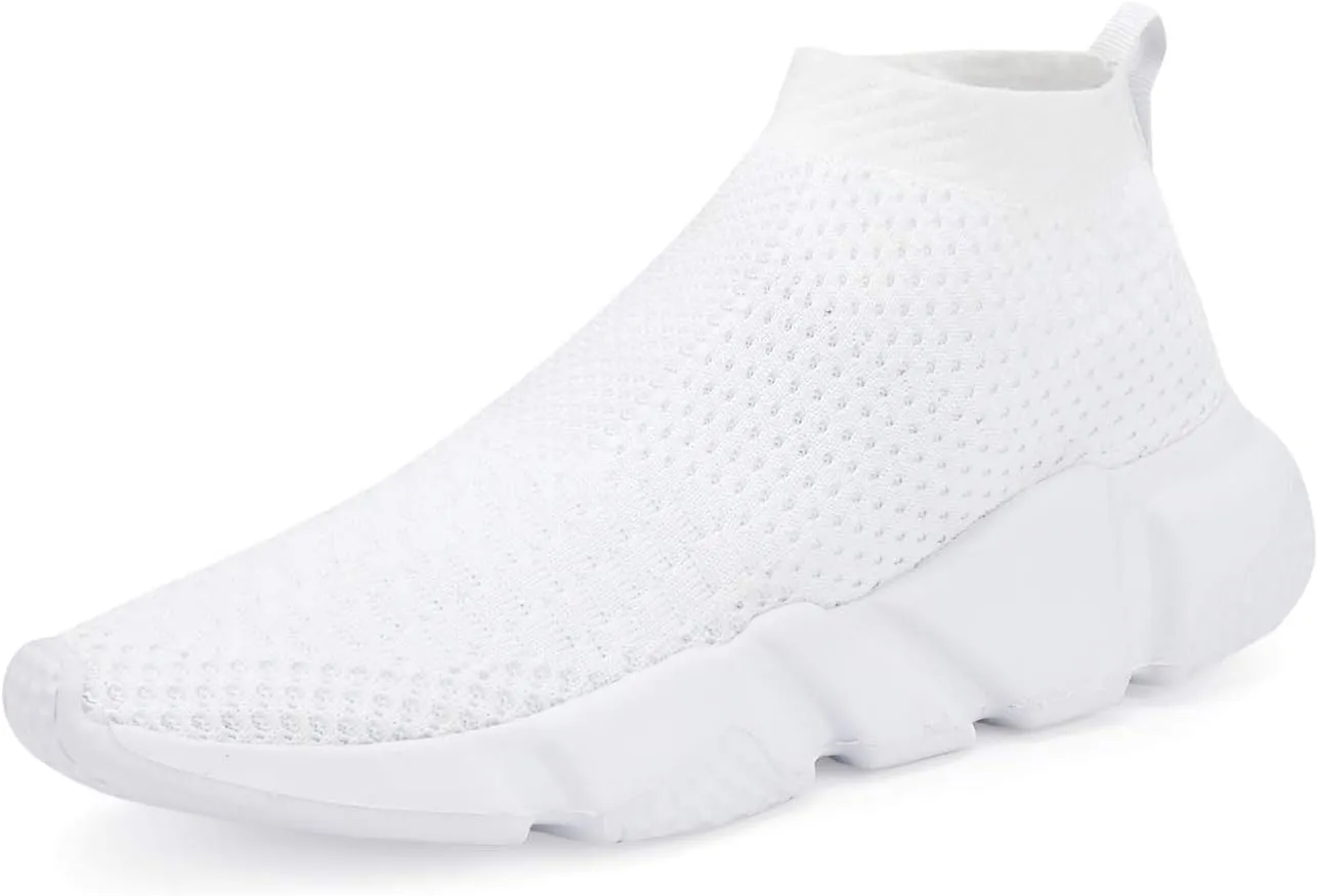 CHUI Boys Girls Breathable Sneakers Mesh Lightweight Easy Walk Casual Slip-On Athletic Running Walking Shoes