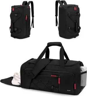 CLUCI Gym Bag for Men & Women, Travel Duffle Sports Duffel Bag Gym Weekender Overnight Backpack with Shoe Compartment