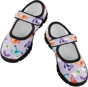 Comfortable Slip-On Sneaker for Girls,Girls'Mary Jane Shoes for Party,Cartoon Walking Flat Shoes for Daily Wear